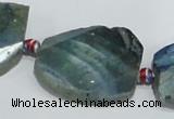 CAG934 16 inches rough agate gemstone nugget beads wholesale