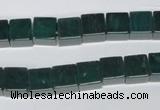 CAG961 15.5 inches 8*8mm cube green agate gemstone beads wholesale