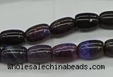 CAG9622 15.5 inches 8*12mm drum dragon veins agate beads wholesale