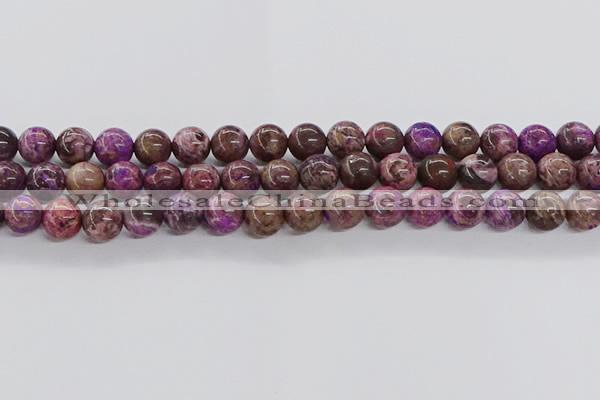 CAG9642 15.5 inches 10mm round ocean agate gemstone beads wholesale
