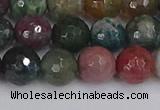 CAG9832 15.5 inches 8mm faceted round Indian agate beads