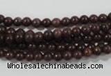 CAJ450 15.5 inches 4mm round purple aventurine beads wholesale