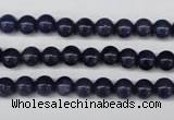CAJ551 15.5 inches 6mm round blue aventurine beads wholesale