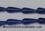 CAJ573 15.5 inches 7*18mm teardrop blue aventurine beads wholesale