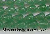 CAJ631 15.5 inches 8*10mm teardrop green aventurine beads