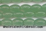 CAJ645 15.5 inches 8*12mm rice green aventurine beads