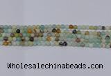 CAM01 4mm round mixed color natural amazonite beads Wholesale