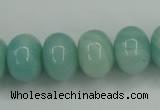 CAM127 15.5 inches 12*16mm rondelle amazonite gemstone beads