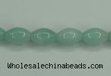 CAM130 15.5 inches 8*12mm rice amazonite gemstone beads wholesale