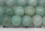 CAM1681 15.5 inches 6mm round natural amazonite beads wholesale