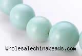 CAM24 17 inches different sizes round natural amazonite beads