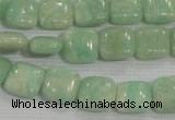 CAM850 15.5 inches 12*12mm square natural Russian amazonite beads