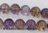 CAN06 15.5 inches 16mm round natural ametrine gemstone beads
