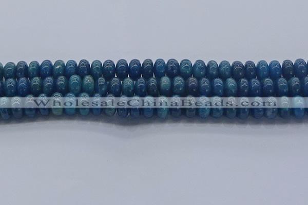 CAP371 15.5 inches 6*10mm rondelle apatite gemstone beads
