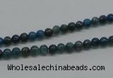 CAP51 15.5 inches 4mm round dyed apatite gemstone beads wholesale