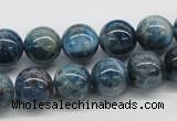 CAP55 15.5 inches 12mm round dyed apatite gemstone beads wholesale