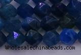 CAP571 15.5 inches 6mm faceted nuggets apatite gemstone beads