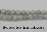 CAQ100 15.5 inches 4mm round AB grade natural aquamarine beads