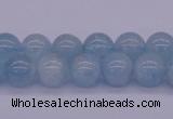 CAQ123 15.5 inches 8mm round AAA grade natural aquamarine beads