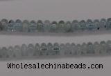 CAQ135 15.5 inches 4*6mm rondelle natural aquamarine beads