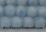 CAQ703 15.5 inches 10mm round natural aquamarine beads wholesale