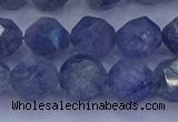 CAQ775 15.5 inches 14mm faceted nuggets imitation aquamarine beads