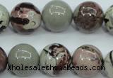 CAR07 15.5 inches 16mm round artistic jasper beads wholesale