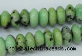 CAU220 15.5 inches 6*12mm rondelle Australia chrysoprase beads