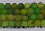 CAU411 15.5 inches 6mm round matte Australia chrysoprase beads