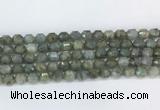 CBBS05 15 inches 8mm faceted prism labradorite beads wholesale