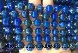 CCBS158 15 inches 10mm faceted prism agate beads wholesale