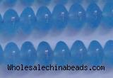 CBC271 15.5 inches 5*8mm A grade rondelle ocean blue chalcedony beads