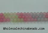 CBC423 15.5 inches 10mm round mixed chalcedony beads wholesale
