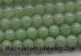 CBJ307 15.5 inches 4mm round A grade natural jade beads