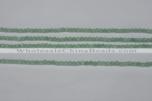 CBJ45 15.5 inches 3mm faceted round jade beads wholesale