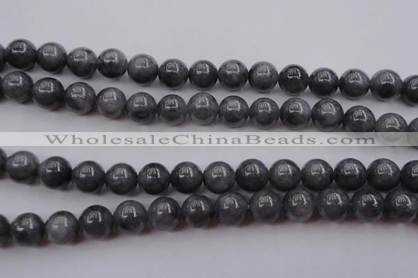 CBJ652 15.5 inches 10mm round black jade beads wholesale