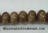 CBQ221 15.5 inches 10*16mm rondelle strawberry quartz beads