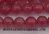 CBQ488 15.5 inches 10mm round strawberry quartz beads wholesale