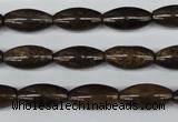 CBZ405 15.5 inches 8*16mm rice bronzite gemstone beads