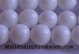 CCB403 15.5 inches 10mm round white tridacna beads wholesale