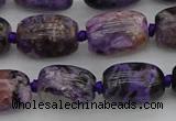 CCG112 15.5 inches 12*16mm drum charoite gemstone beads