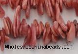 CCH400 15.5 inches 6*12mm - 8*18mm argentina rhodochrosite chips beads