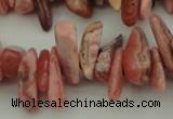 CCH604 15.5 inches 3*12mm - 4*16mm rhodochrosite chips gemstone beads