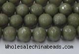 CCN2023 15 inches 6mm faceted round candy jade beads wholesale
