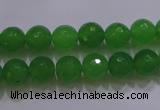 CCN2300 15.5 inches 8mm faceted round candy jade beads wholesale