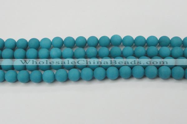CCN2412 15.5 inches 4mm round matte candy jade beads wholesale