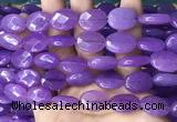 CCN5968 15 inches 13*18mm faceted oval candy jade beads