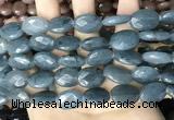 CCN5982 15 inches 13*18mm faceted oval candy jade beads