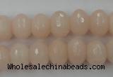 CCN916 15.5 inches 10*14mm faceted rondelle candy jade beads