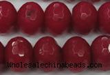 CCN947 15.5 inches 14*18mm faceted rondelle candy jade beads